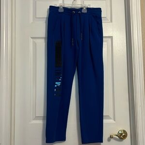 Armani Exchange blue joggers, size S